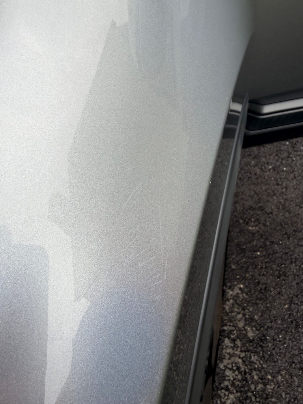 Before one-step paint correction